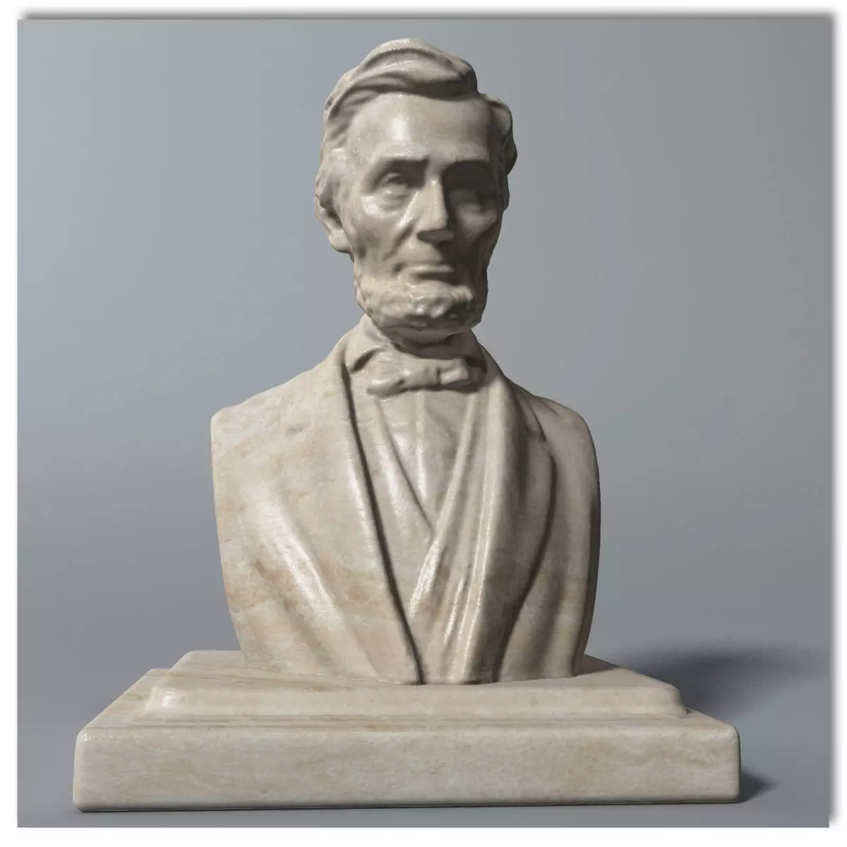 Abraham Lincoln Bust 3D model_0
