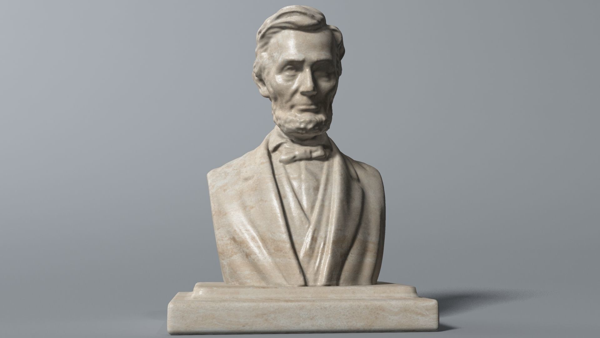 Abraham Lincoln Bust 3D model_1