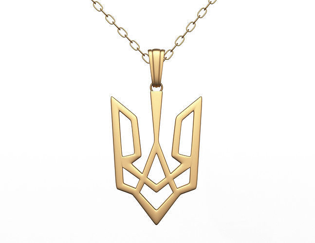 Necklace 02 Low-poly 3D model