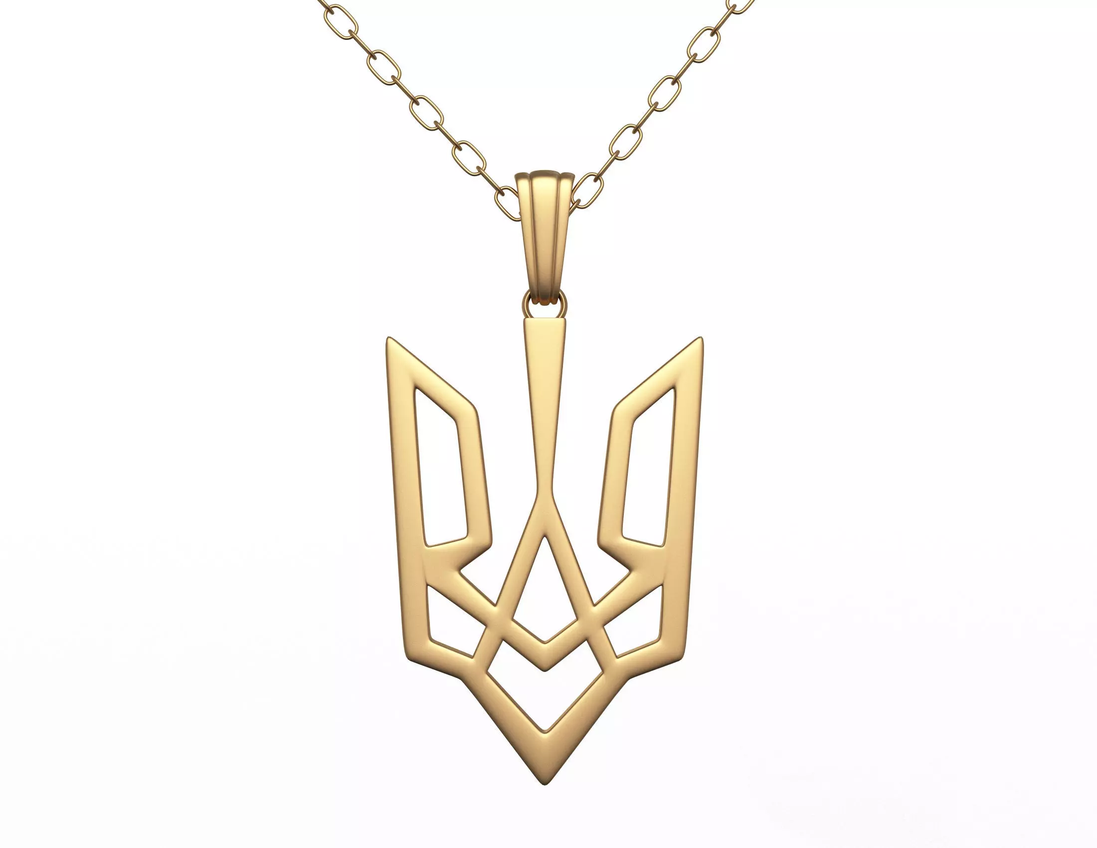 Necklace 02 Low-poly 3D model_0