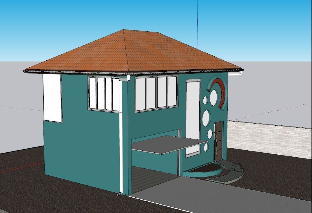 Loft Style House 3D print model_2