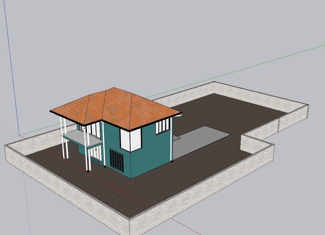 Loft Style House 3D print model_4