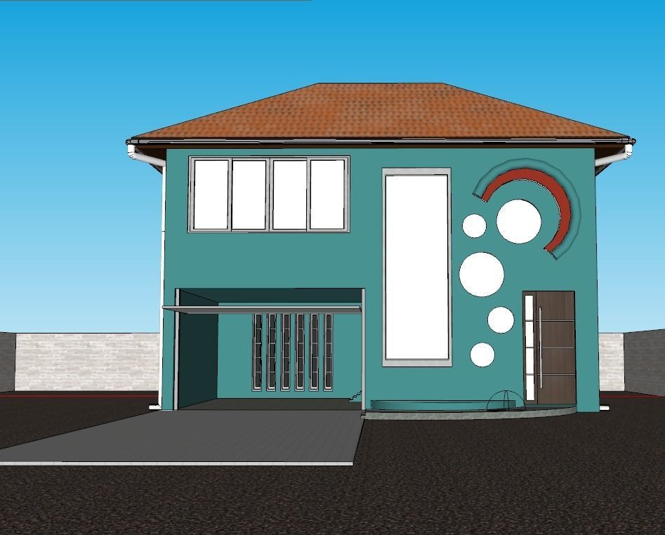 Loft Style House 3D print model_5