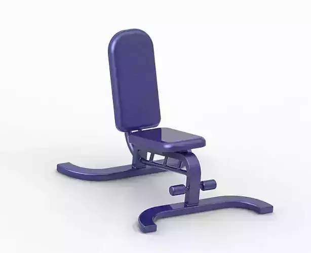 Stylish Gym Fitness Bench 3D print model