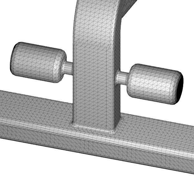 Stylish Gym Fitness Bench 3D print model_4