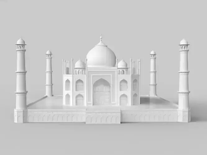 Taj Mahal 3D model