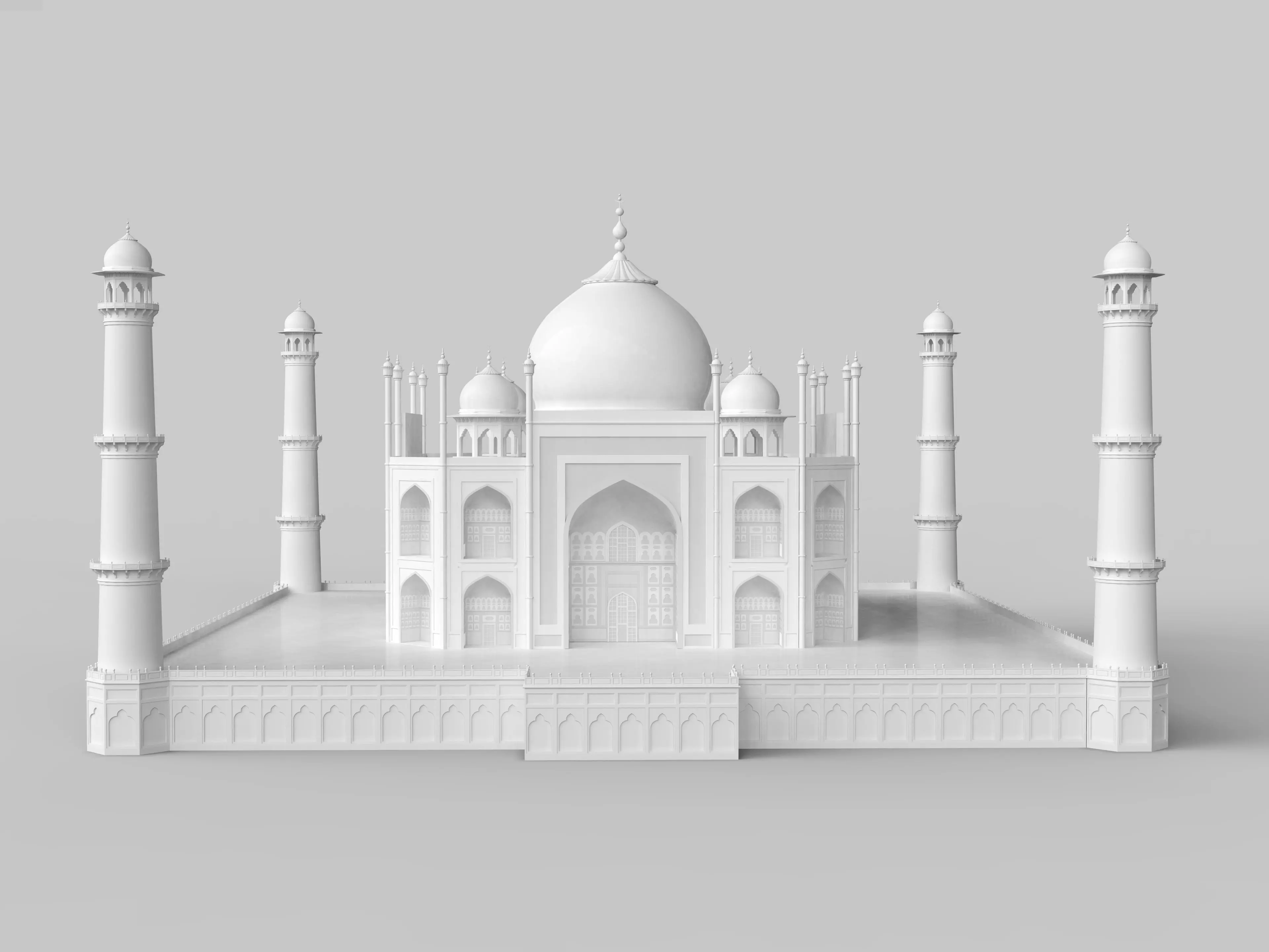 Taj Mahal 3D model_0