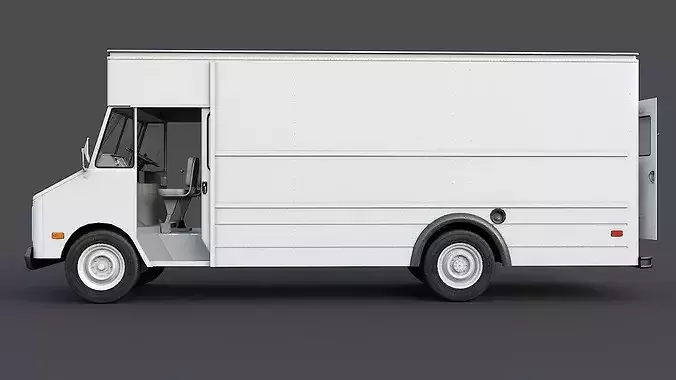 Chevrolet P30 Step Van 1991  Low-poly 3D model 5
