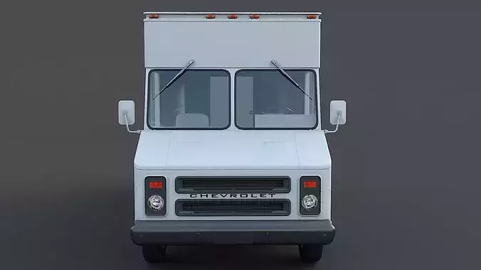 Chevrolet P30 Step Van 1991  Low-poly 3D model 4