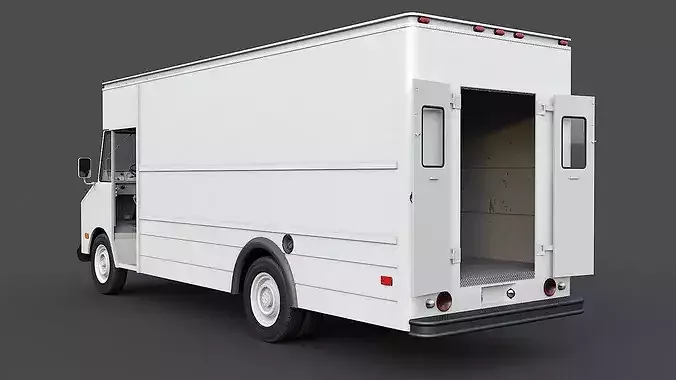Chevrolet P30 Step Van 1991  Low-poly 3D model 6