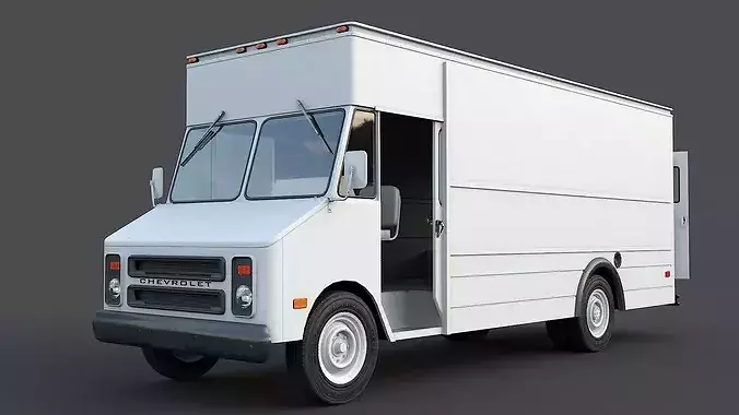 Chevrolet P30 Step Van 1991  Low-poly 3D model 3