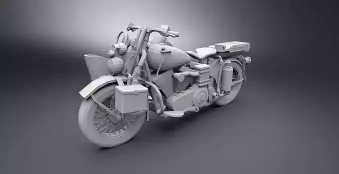 Harley Davidson WW2 Bike