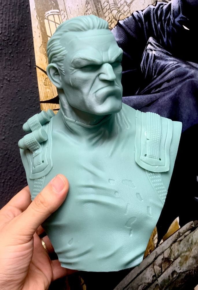 Punisher bust 3D print model_6