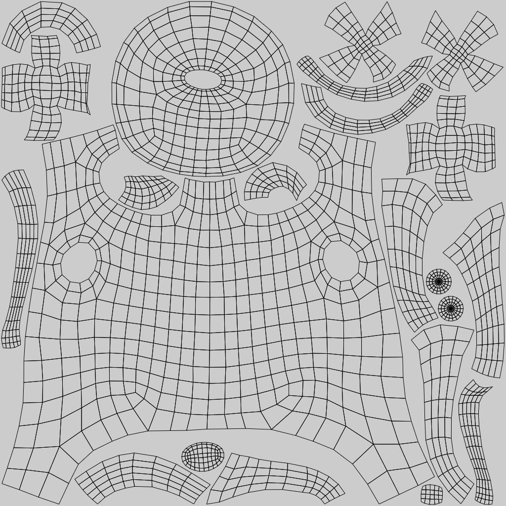 Red mini cute creature Low-poly 3D model_5