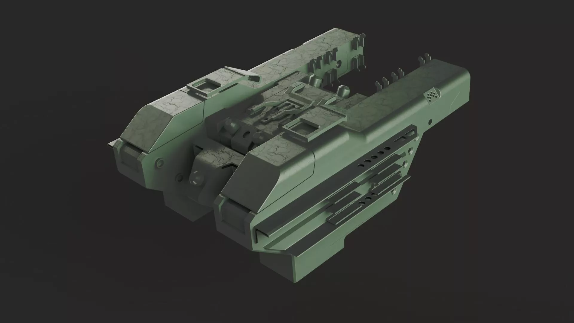 part scifi mortals spacecraft vol2 3D model