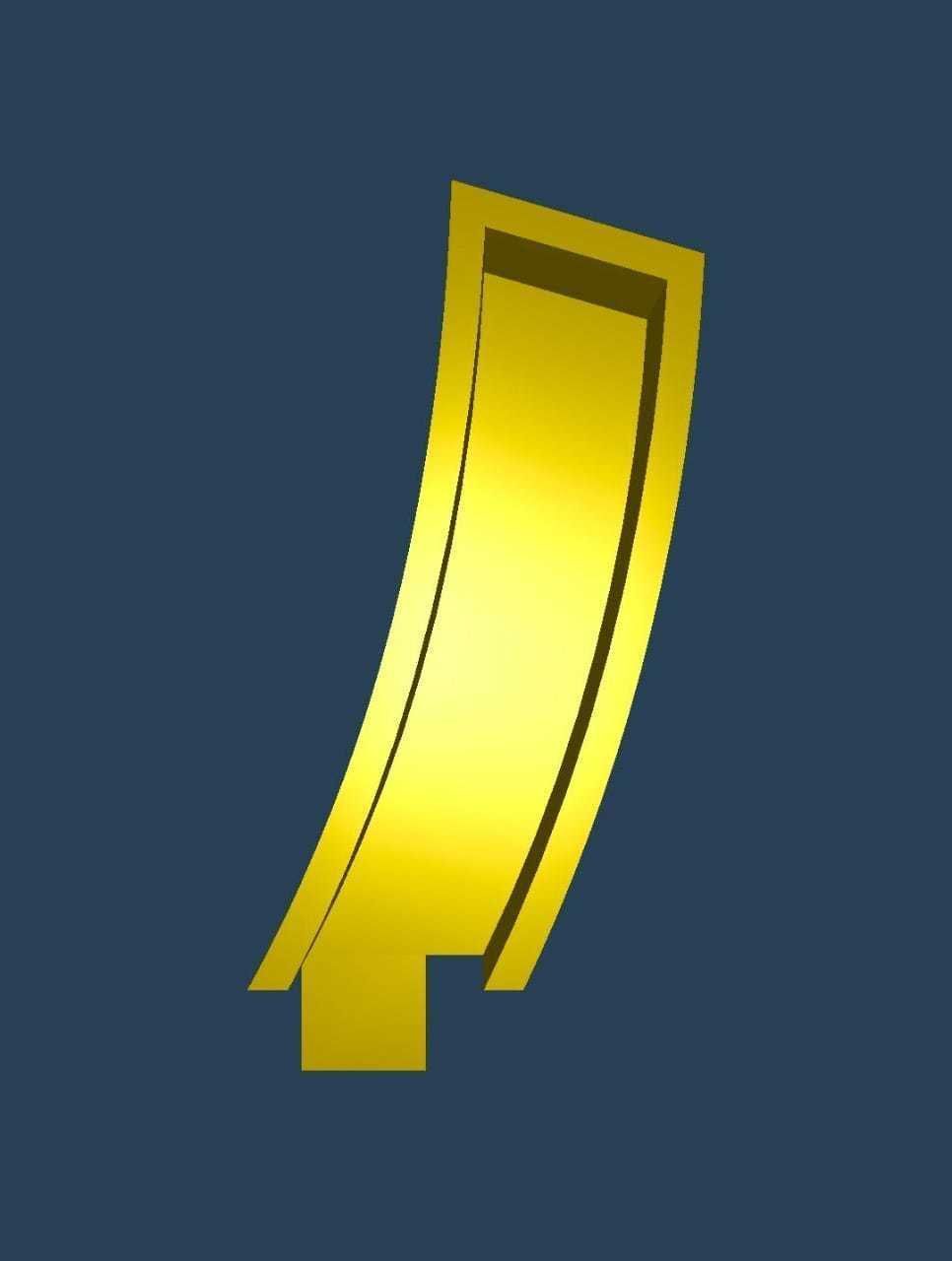 Japanese Katakana Cast Your Own Letters Easy To Cast Puzzle Fit 3D model_1