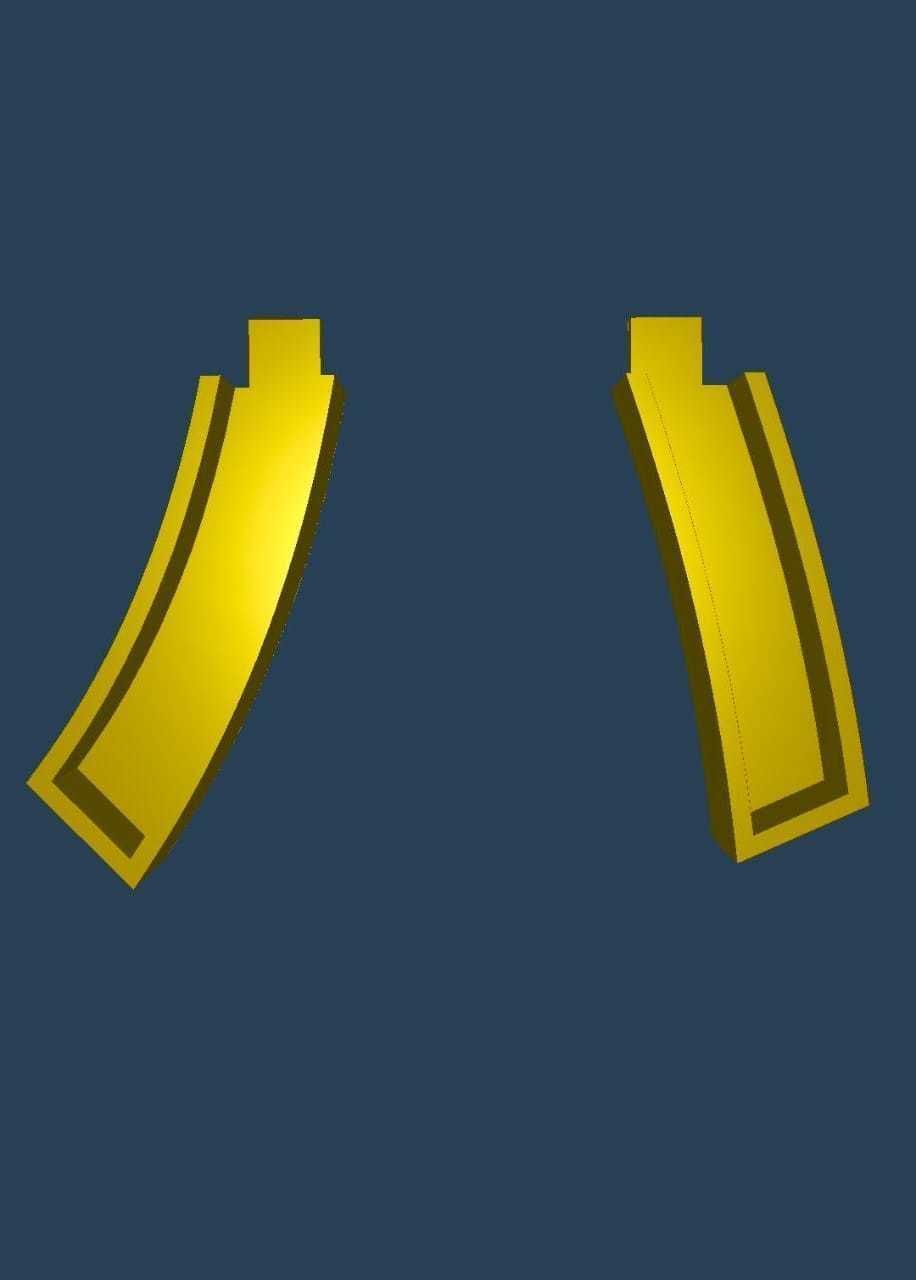 Japanese Katakana Cast Your Own Letters Easy To Cast Puzzle Fit 3D model_2