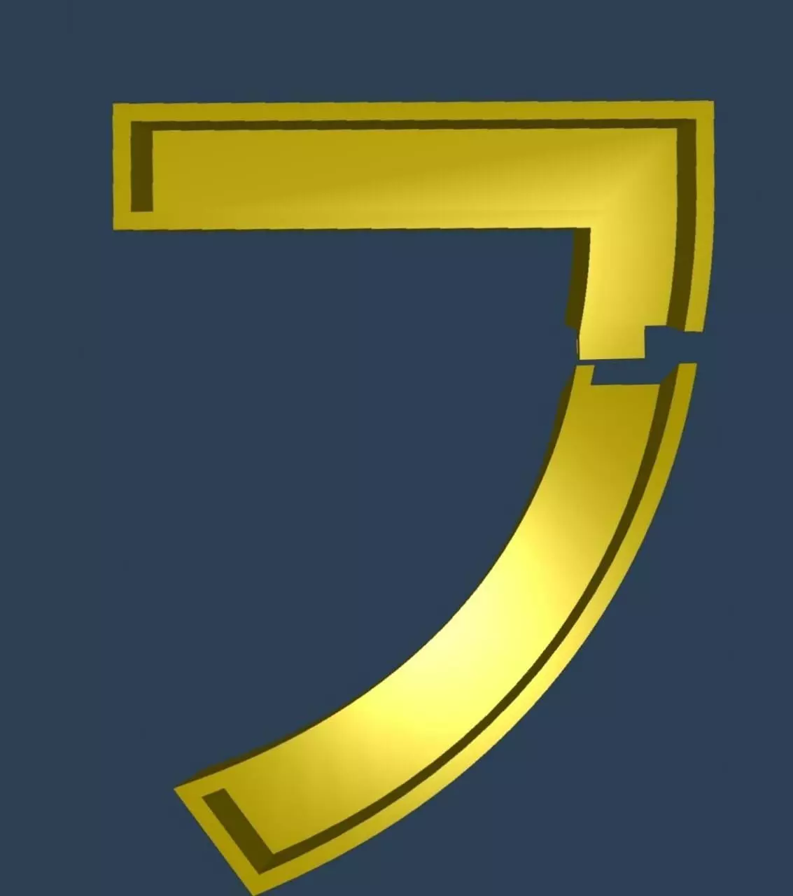 Japanese Katakana Cast Your Own Letters Easy To Cast Puzzle Fit 3D model_0