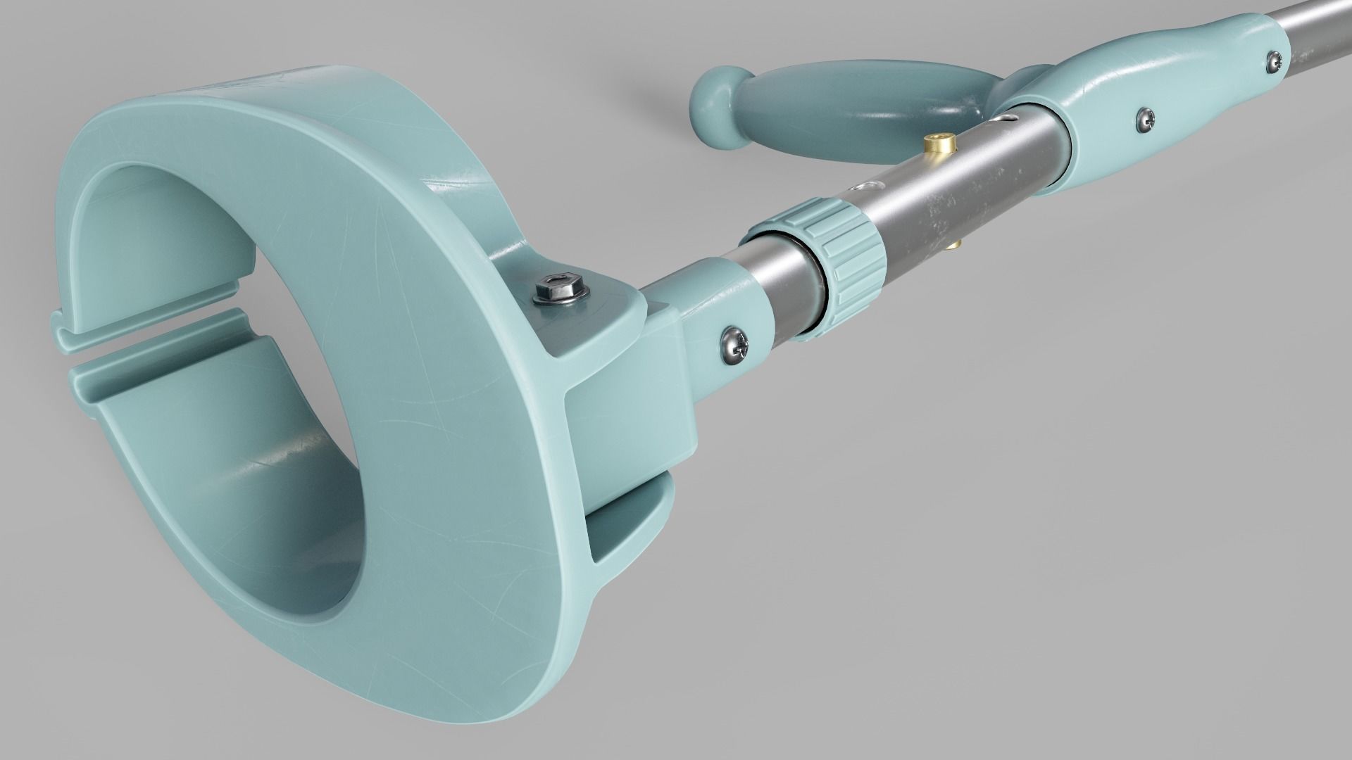 Forearm Crutches 3D model_4