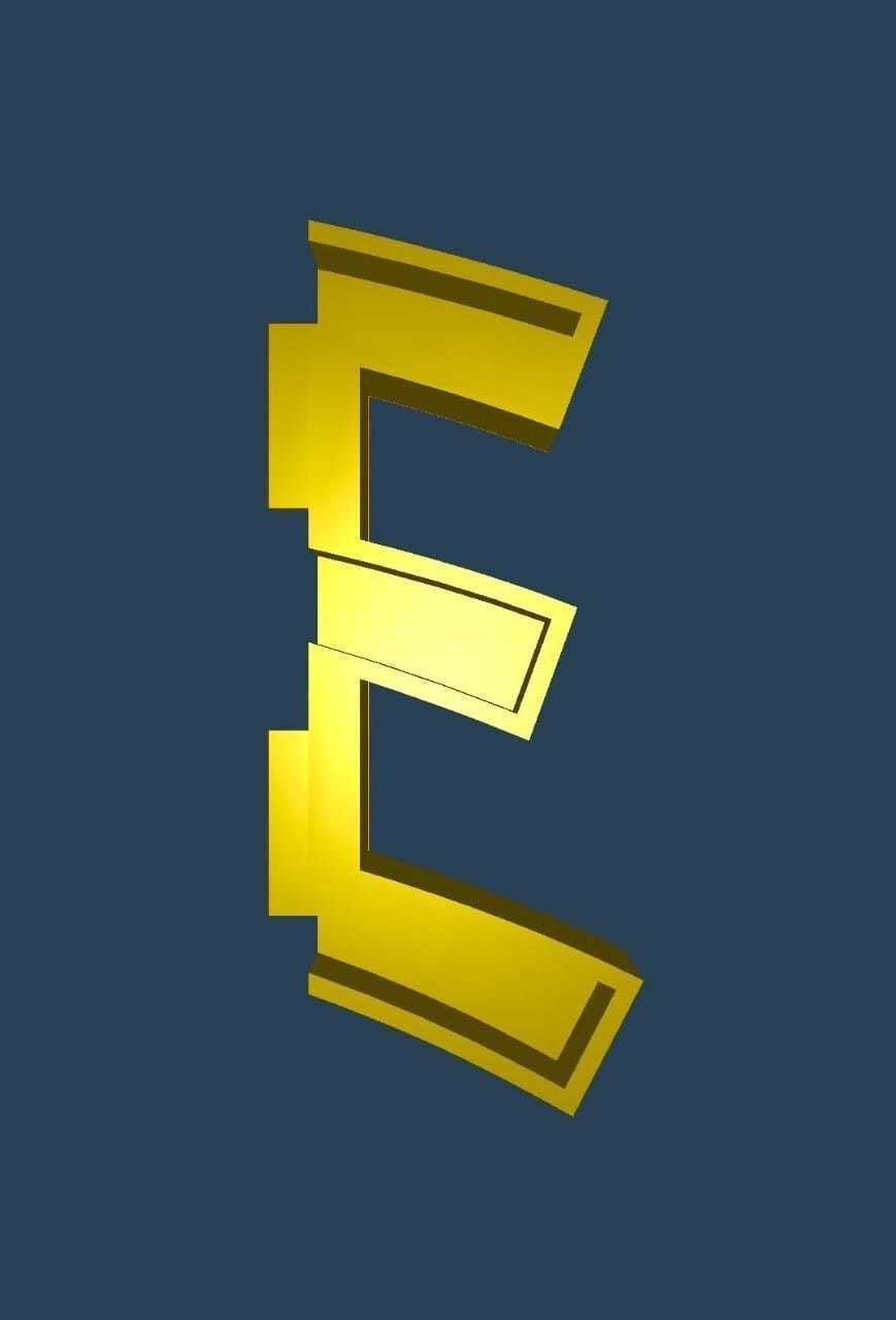 Japanese Katakana Cast Your Own Letters Easy To Cast Puzzle Fit 3D model_1