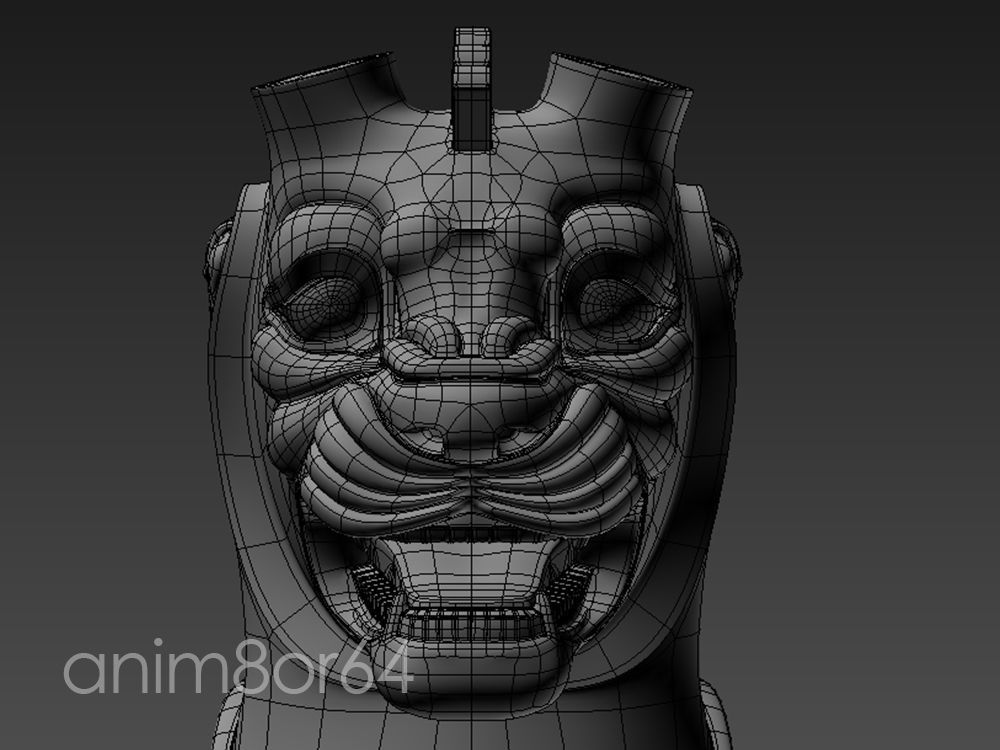 Lion capital persepolise 3D model_17