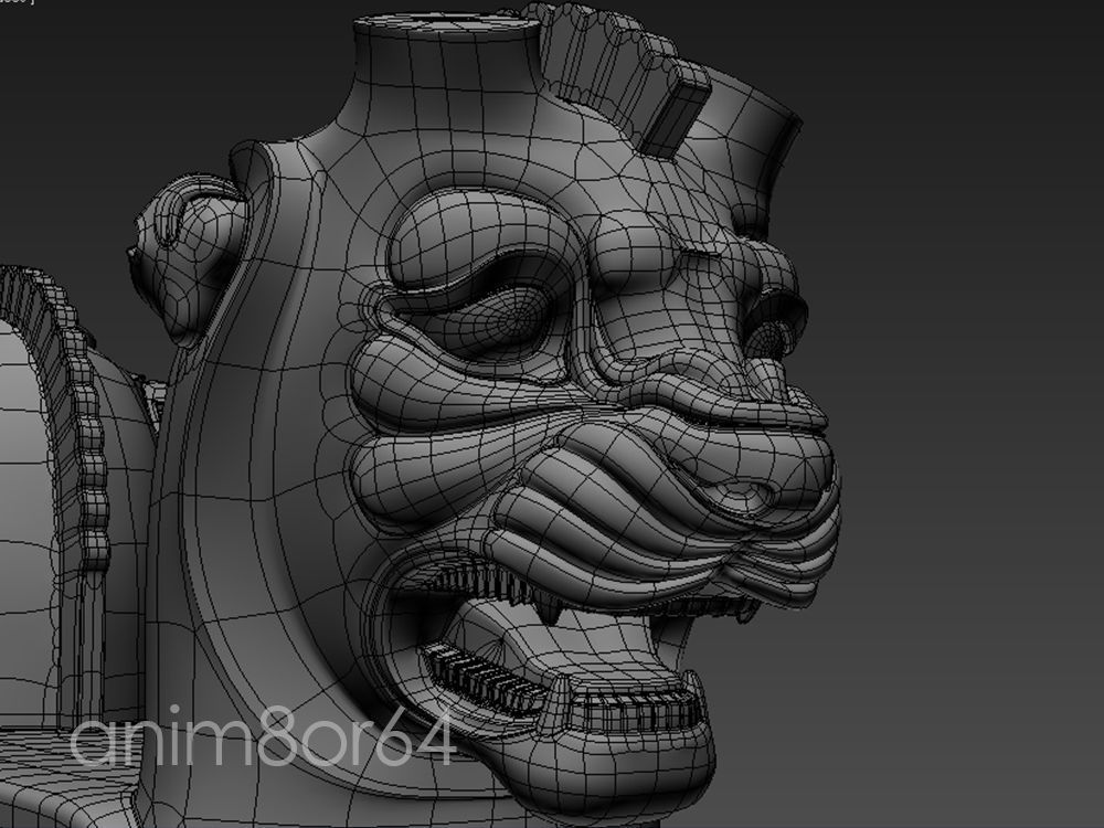 Lion capital persepolise 3D model_18