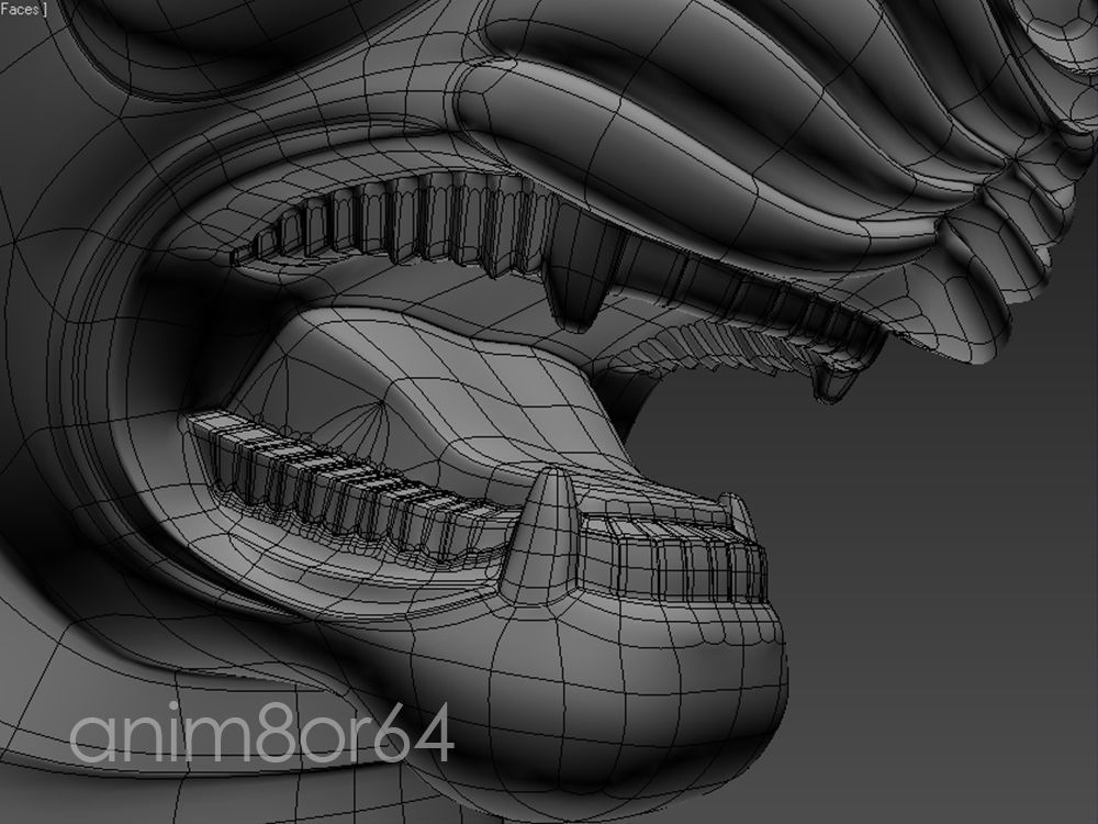 Lion capital persepolise 3D model_19