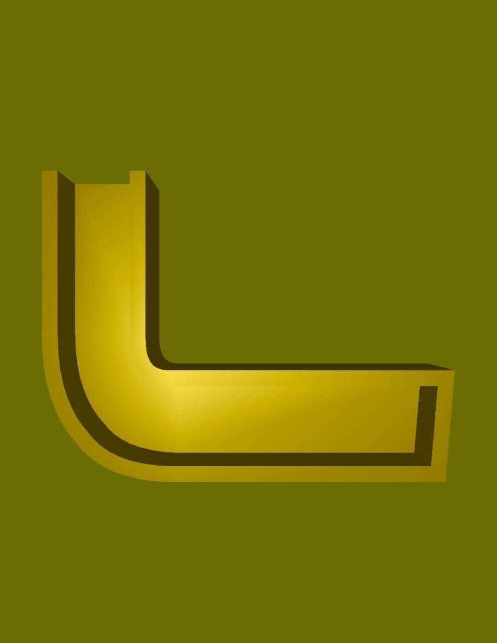 Japanese Katakana Cast Your Own Letters Easy To Cast Puzzle Fit 3D model_1