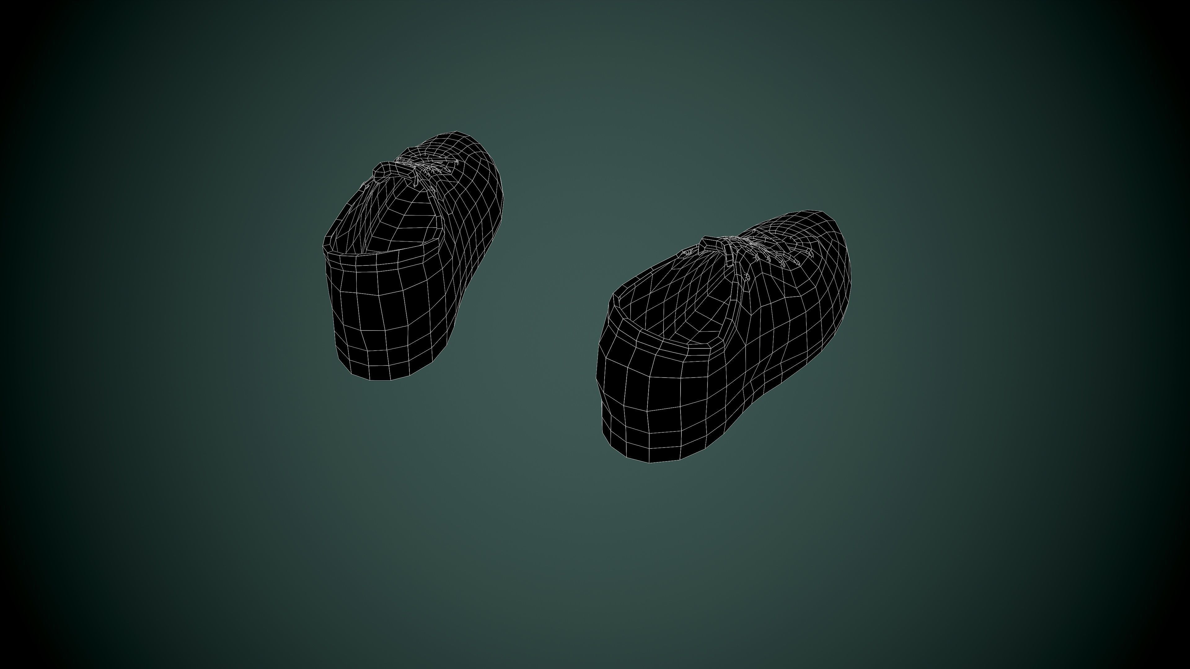 Shoes low poly sneakers Low-poly 3D model_15