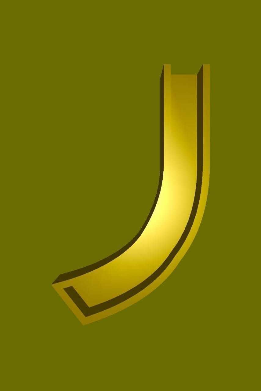 Japanese Katakana Cast Your Own Letters Easy To Cast Puzzle Fit 3D model_1