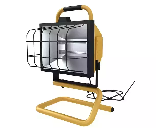 Halogen Work Lamp 3D model