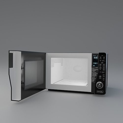 Microwave Brastemp Maxi 23L Maxi Flat with Grill 3D model