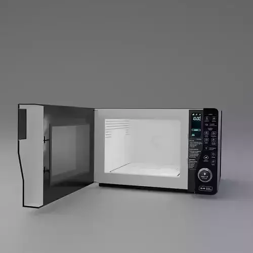 Microwave Brastemp Maxi 23L Maxi Flat with Grill 3D model