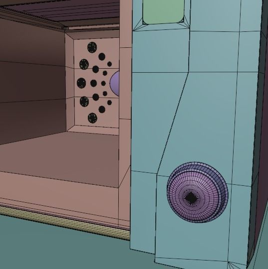 Microwave Brastemp Maxi 23L Maxi Flat with Grill 3D model_7