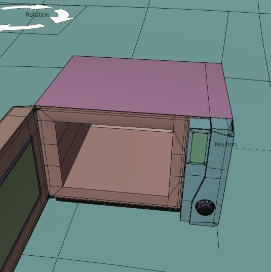 Microwave Brastemp Maxi 23L Maxi Flat with Grill 3D model_8