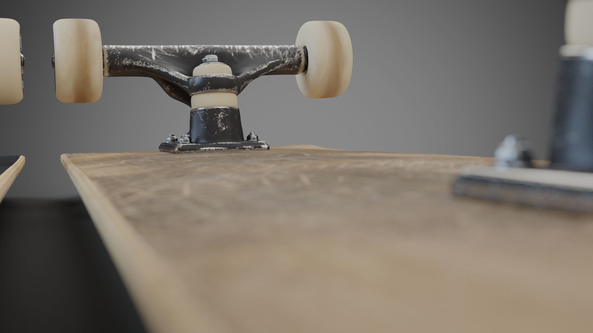 Realistic skateboard group of skateboards 3D model_10
