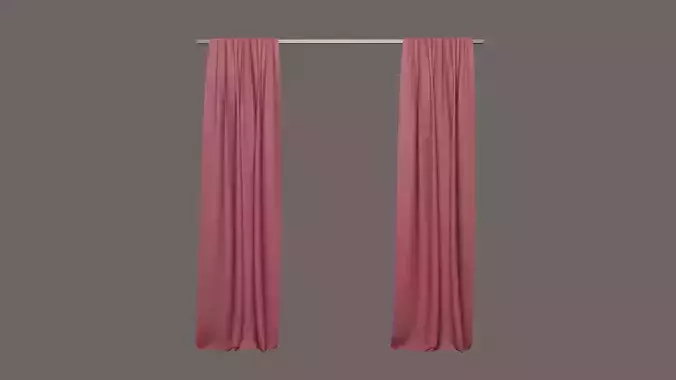Curtains Red