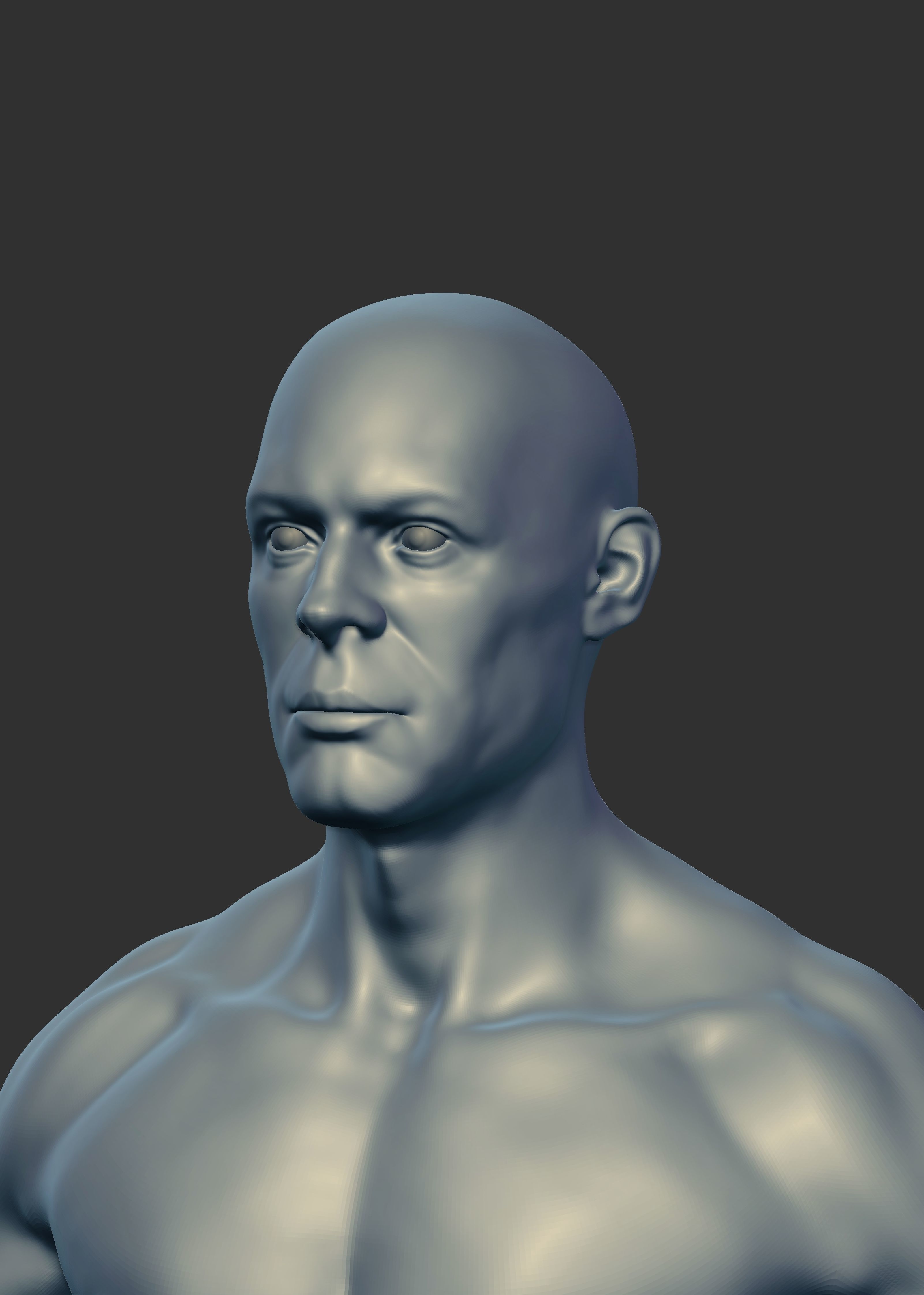 Male Anatomy Base Mesh for Production 3D model_5