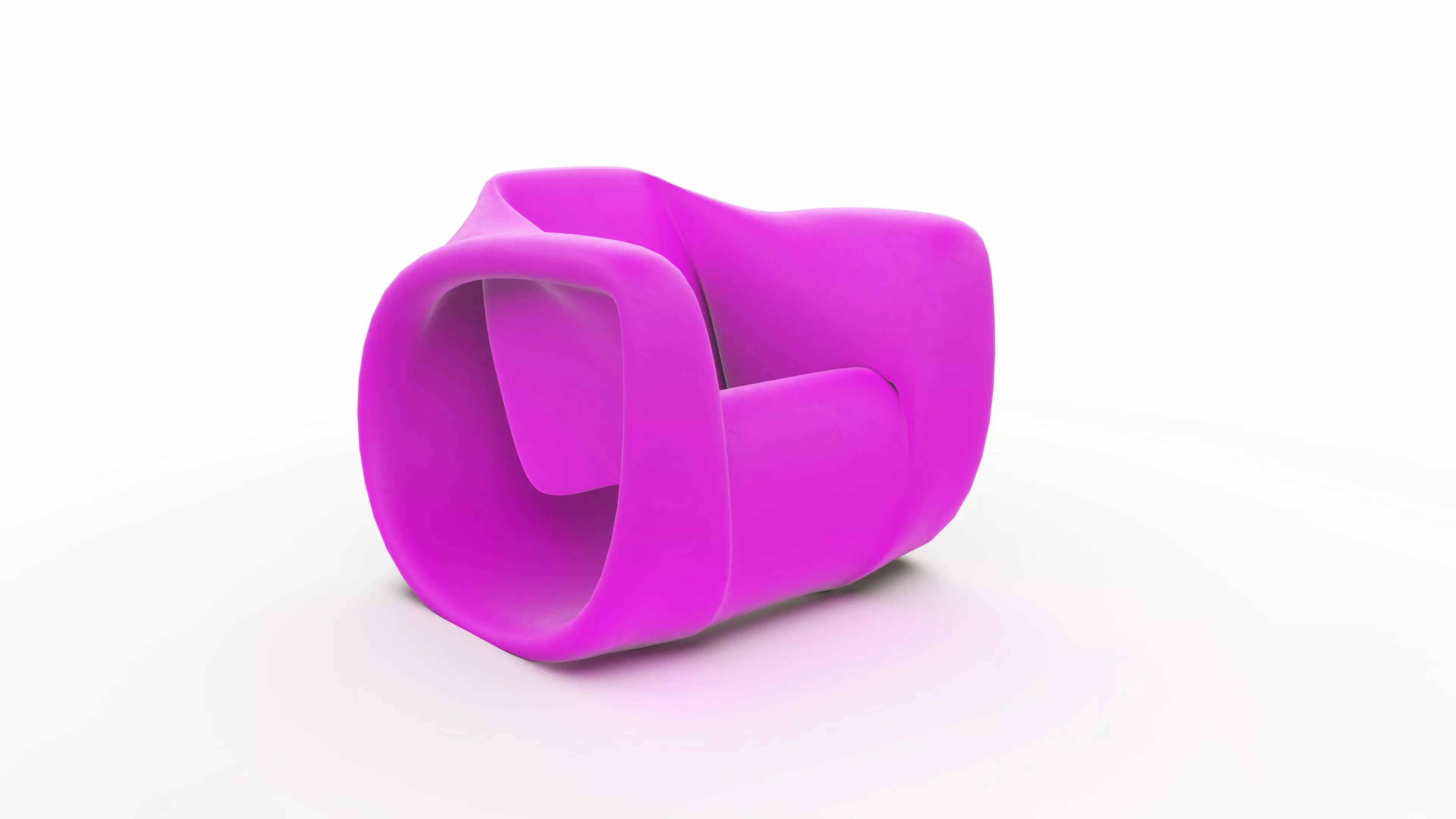 Modern Rocking Chair 3D model_0