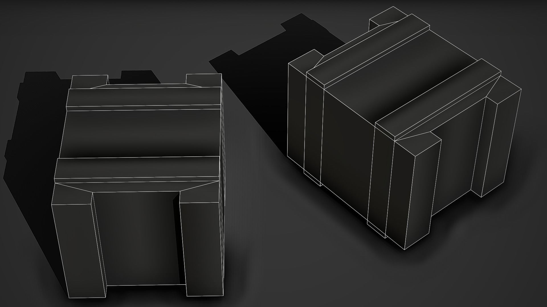 Ammo Crate 02 Low Poly Mobile Ready Low-poly 3D model_4