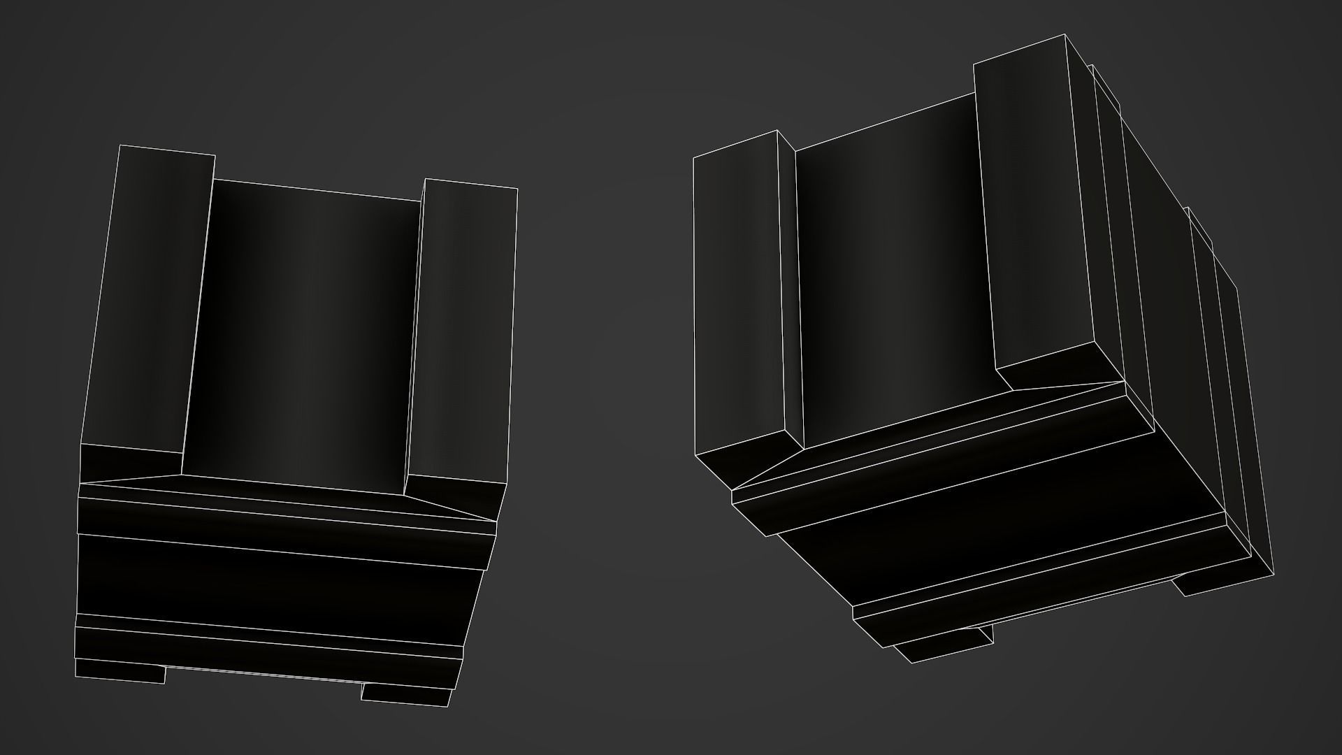 Ammo Crate 02 Low Poly Mobile Ready Low-poly 3D model_5