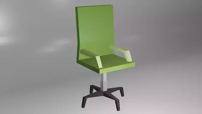 Low polly chair 