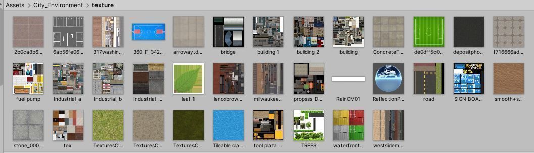 Open world City 3D model LOW POLY Game VR AR Low-poly 3D model_11