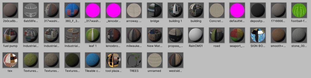 Open world City 3D model LOW POLY Game VR AR Low-poly 3D model_10