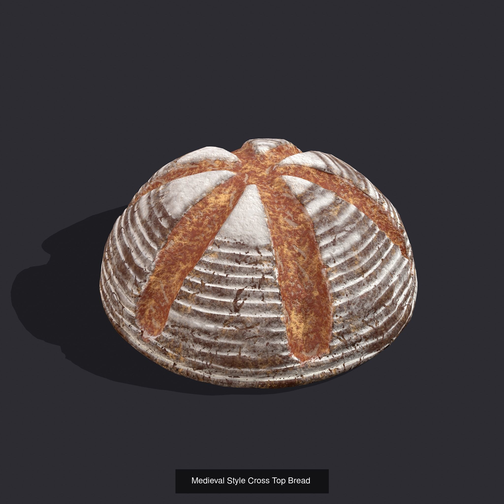 Medieval Style Breads Five Pack 3D Model Collection_19