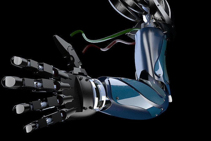 Robotic arm 3D model