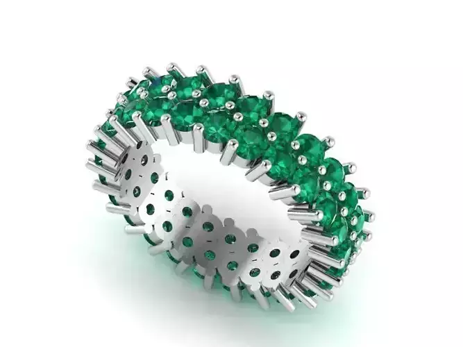 Shared Prong Setting Ring 243