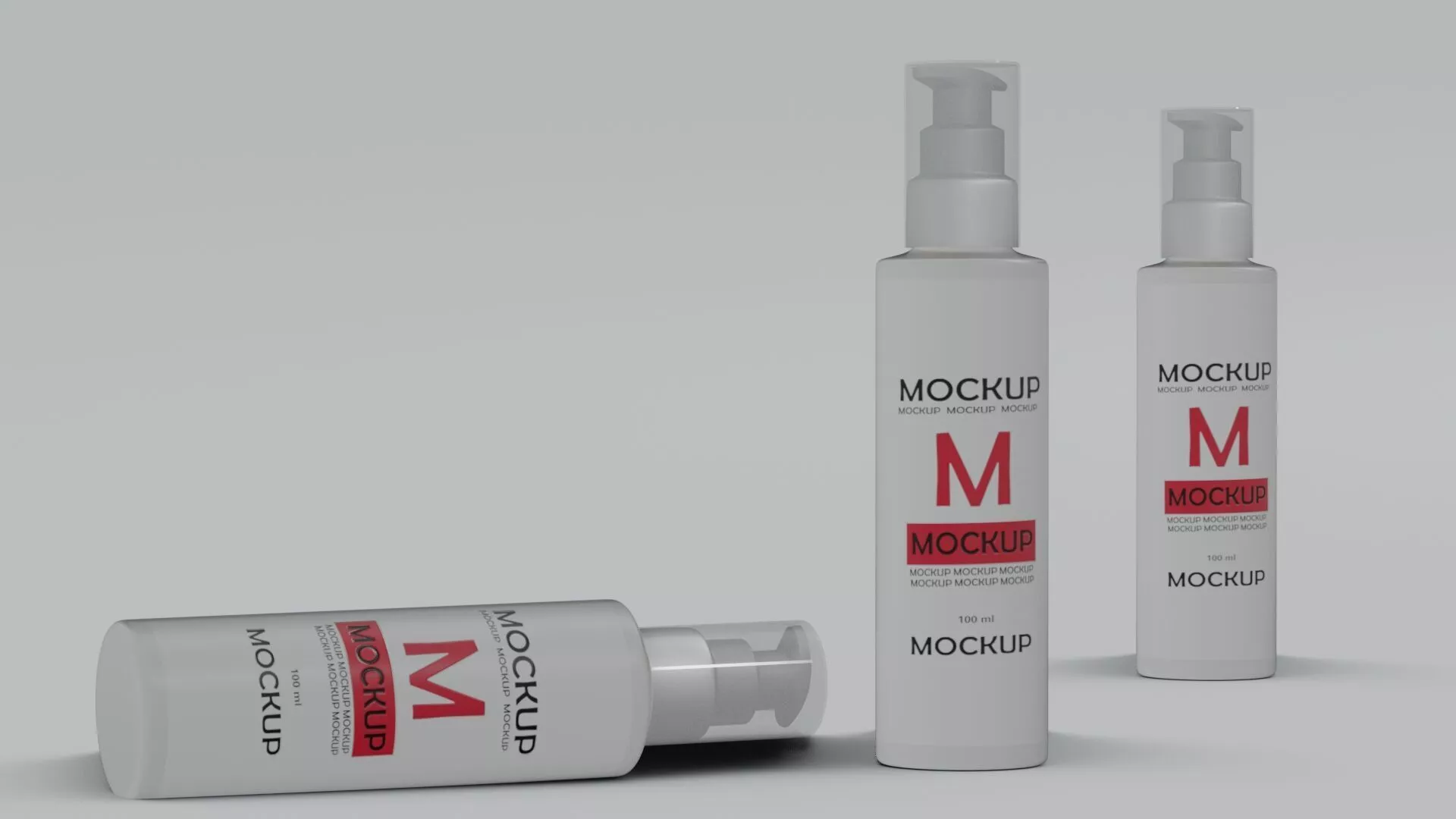 oil spray bottles 3D model