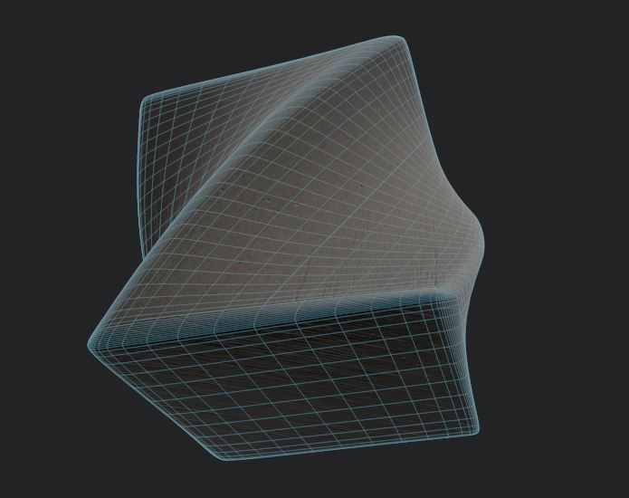 Stylized Cube 3D model_5