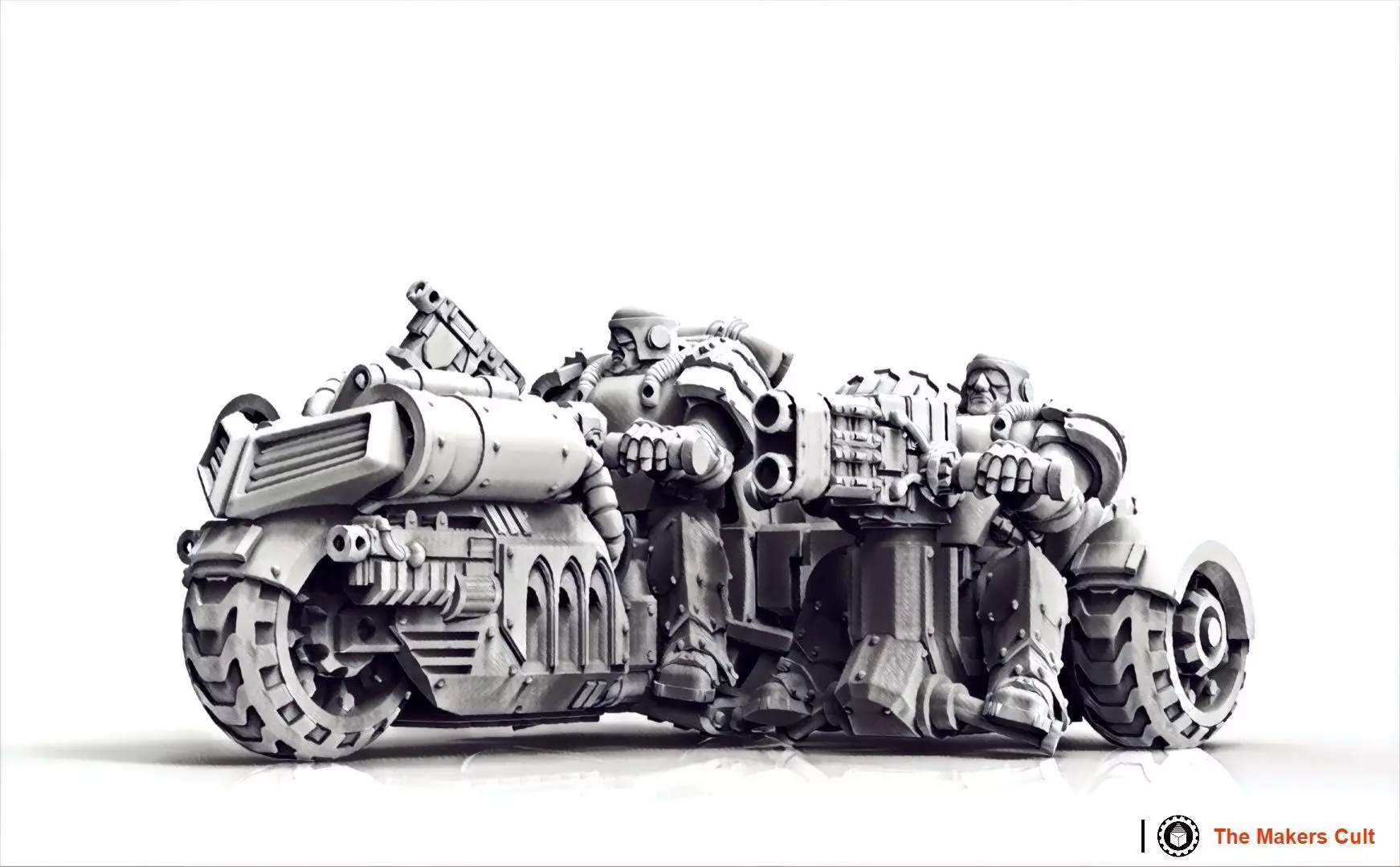Warbike - Black Knights and Tempest Legion 3D print model_0